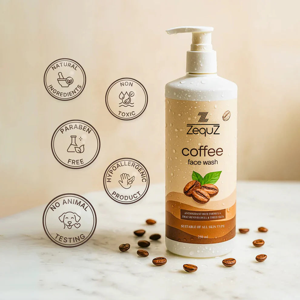 Zequz Coffee Face Wash - (1 Pc / 250 ML) - First Cart