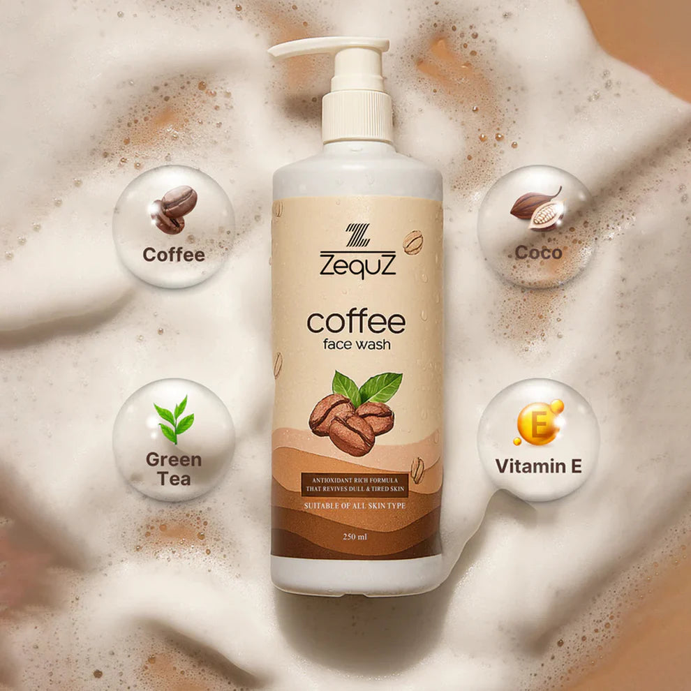 Zequz Coffee Face Wash - (1 Pc / 250 ML) - First Cart