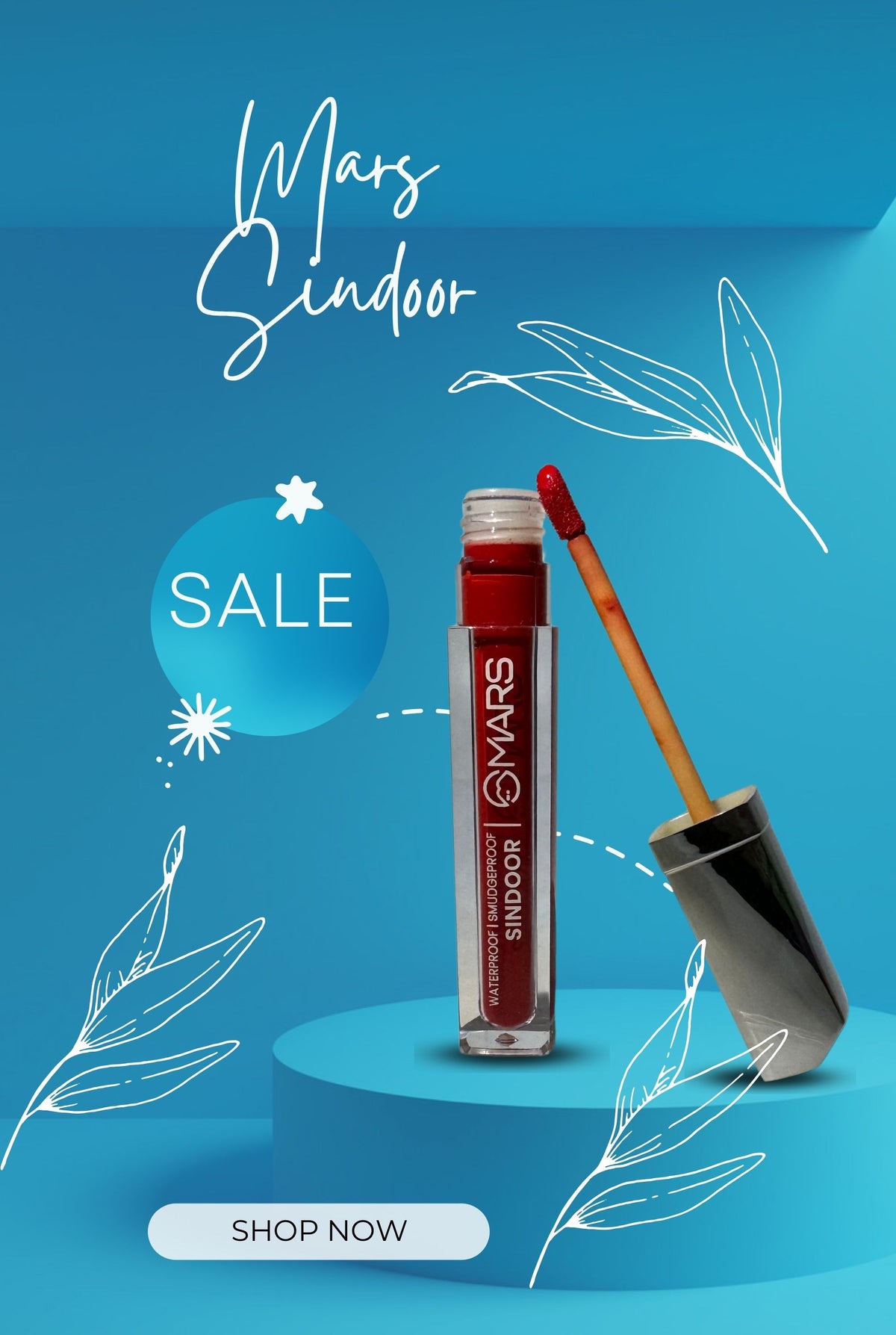 Mars Riwaj Liquid Sindoor - Maroon, 7ml