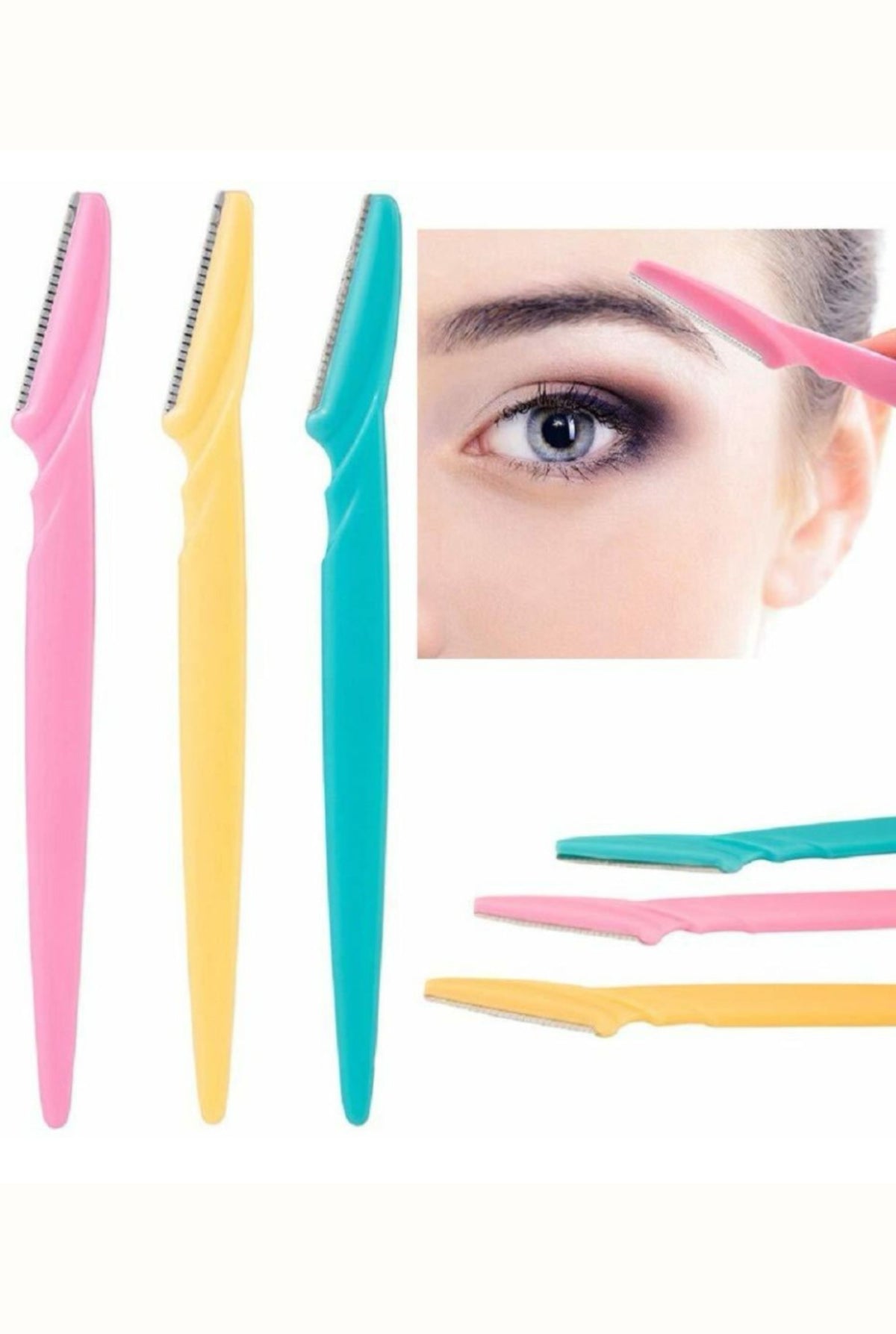 Rimkle Eyebrow Razor pack of 3