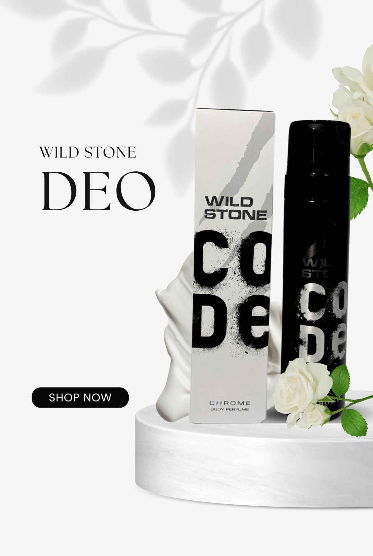 Wild stone code chrome Body Perfume For Men, 150ml