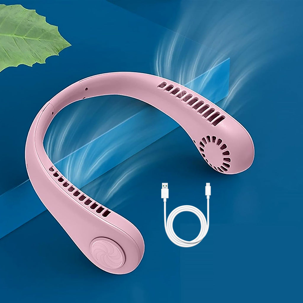 Portable Neck Fan: Holiday Hands Free Bladeless Neck Fan - First Cart