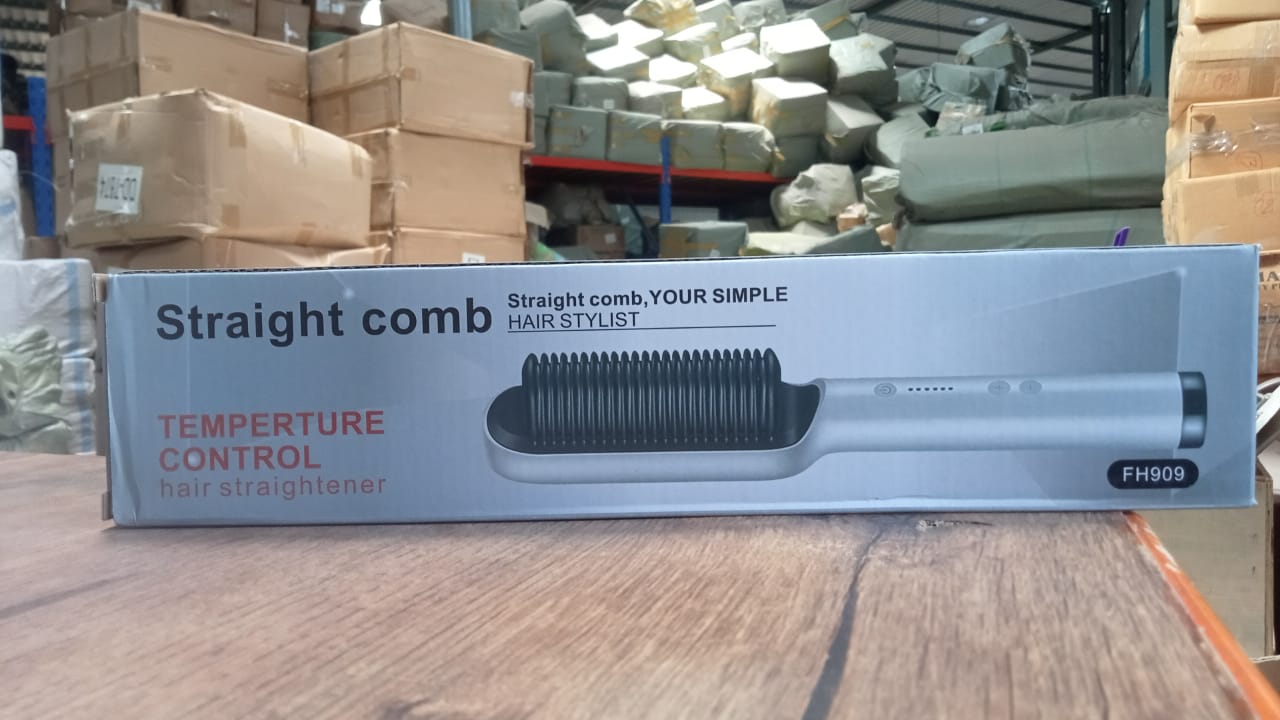 Hqt-909B Hair Straightener Used While Massaging Hair Scalps Head., Hair accessories