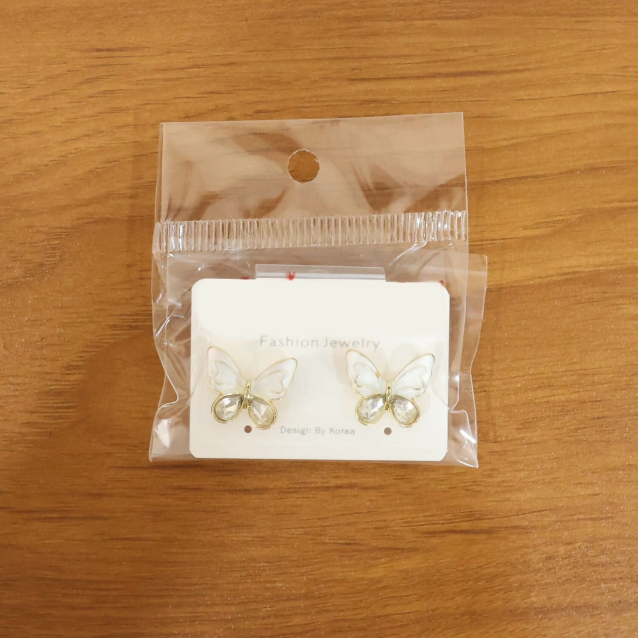 Elegant Crystal Butterfly Stud Earrings for Women And Girls